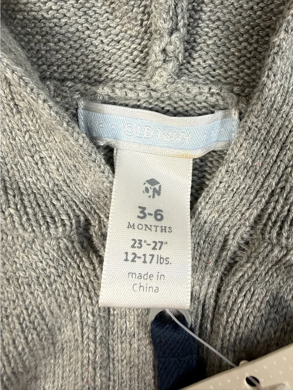 NWT OLD NAVY Y2K Varsity Sweater Hoodie Toddler 3-6M‎ Zip Up Rugby Preppy NEW